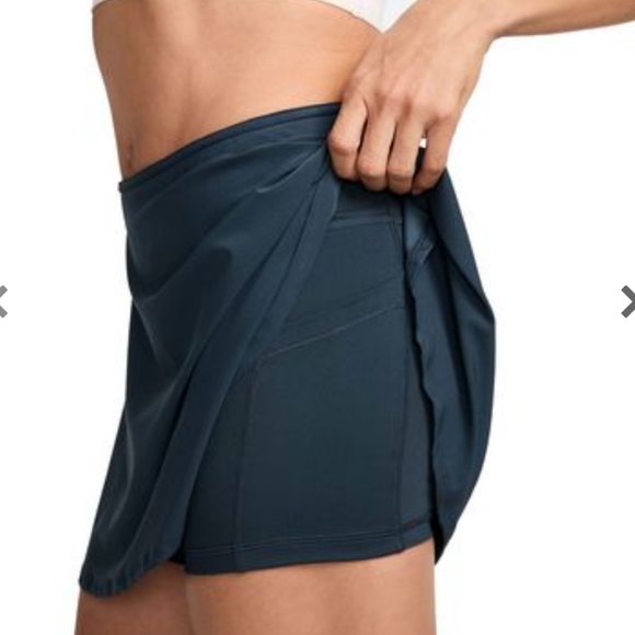 Nike Court Women's Dri-FIT Victory Flouncy Tennis Golf Skirt XXL Armory Navy - Picture 2 of 12